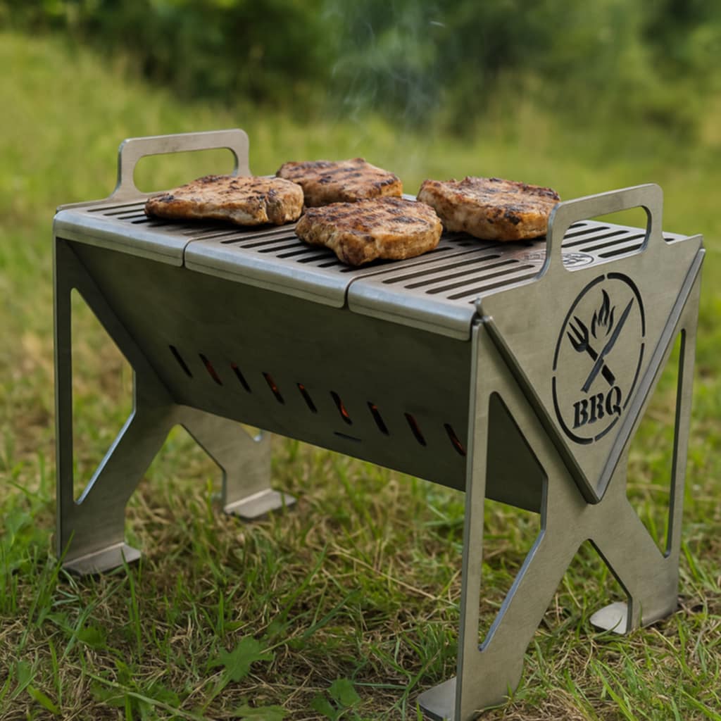 🔥 Foldable Charcoal Grill