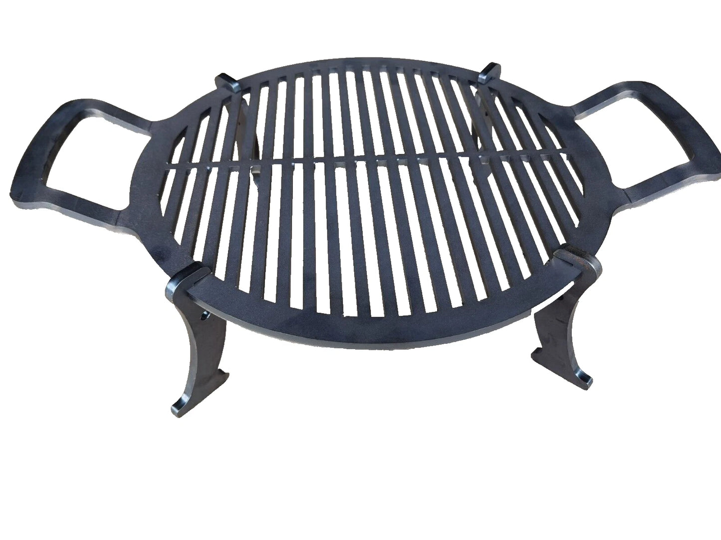 Steel Camping Grill 40 cm – Quick-Fold Charcoal BBQ for Outdoors